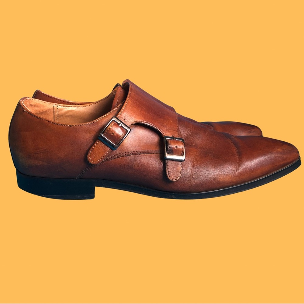 Aldo brown leather dress shoes